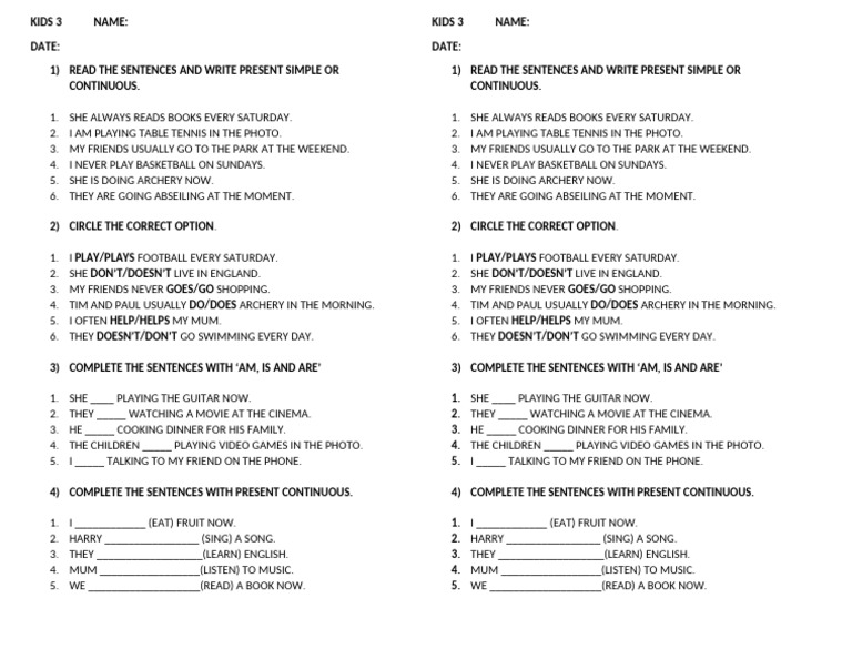 English Grammar for Kids | PDF