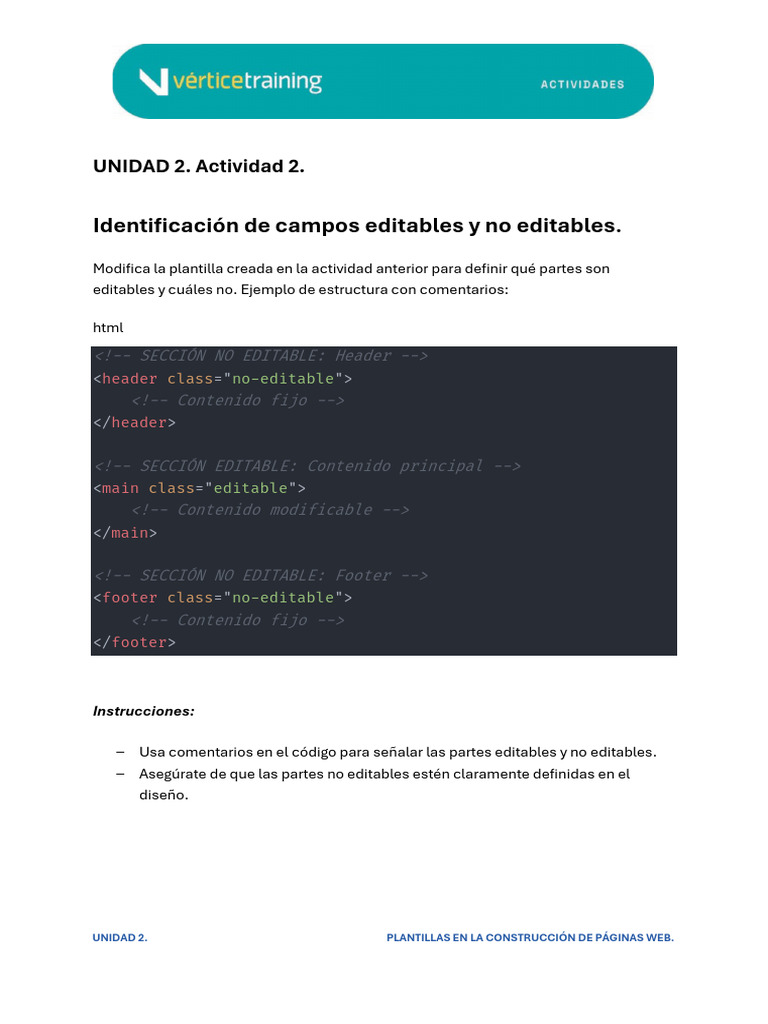 MODULO 3 UNIDAD 2 Actividad 2 | PDF