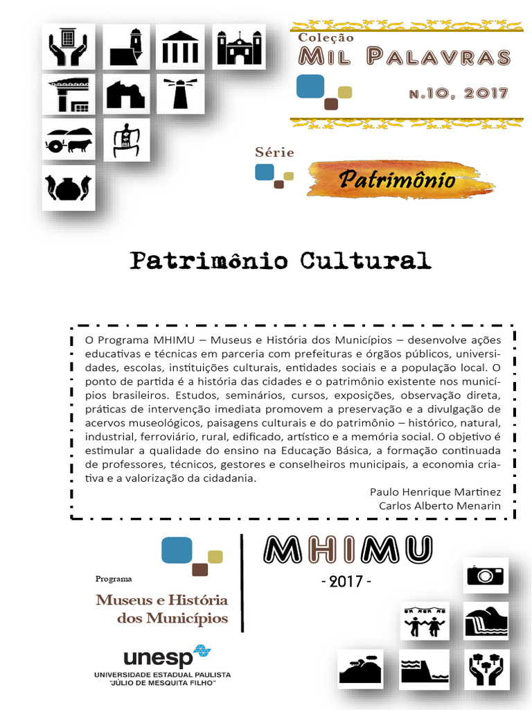 Coleção Mil Palavras - Patrimônio Histórico | PDF | Herança cultural ...