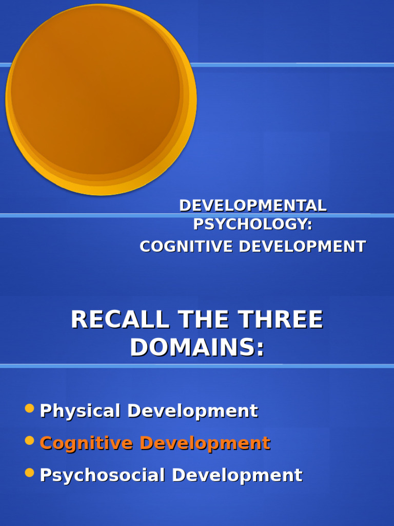 Piaget's Cognitive Development Stages | PDF | Child Development ...