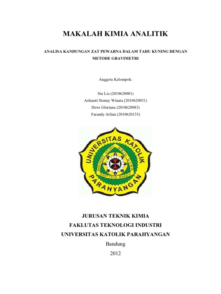 Makalah tahu
