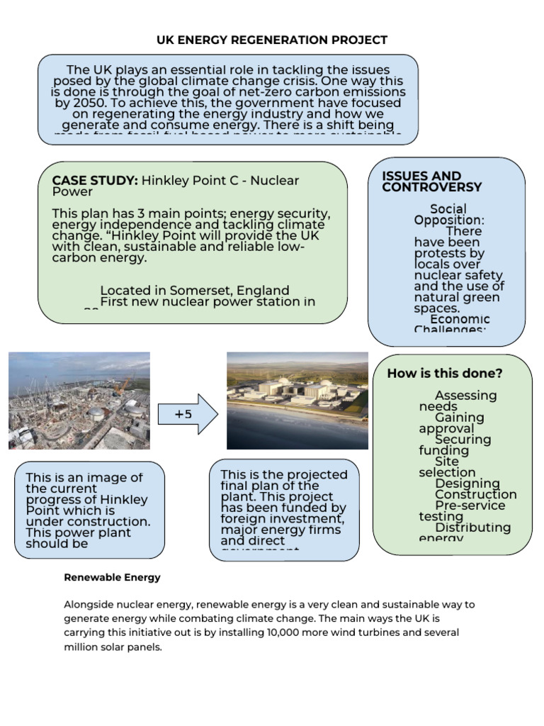 UK Energy Regeneration: Hinkley Point C | PDF | Renewable Energy ...