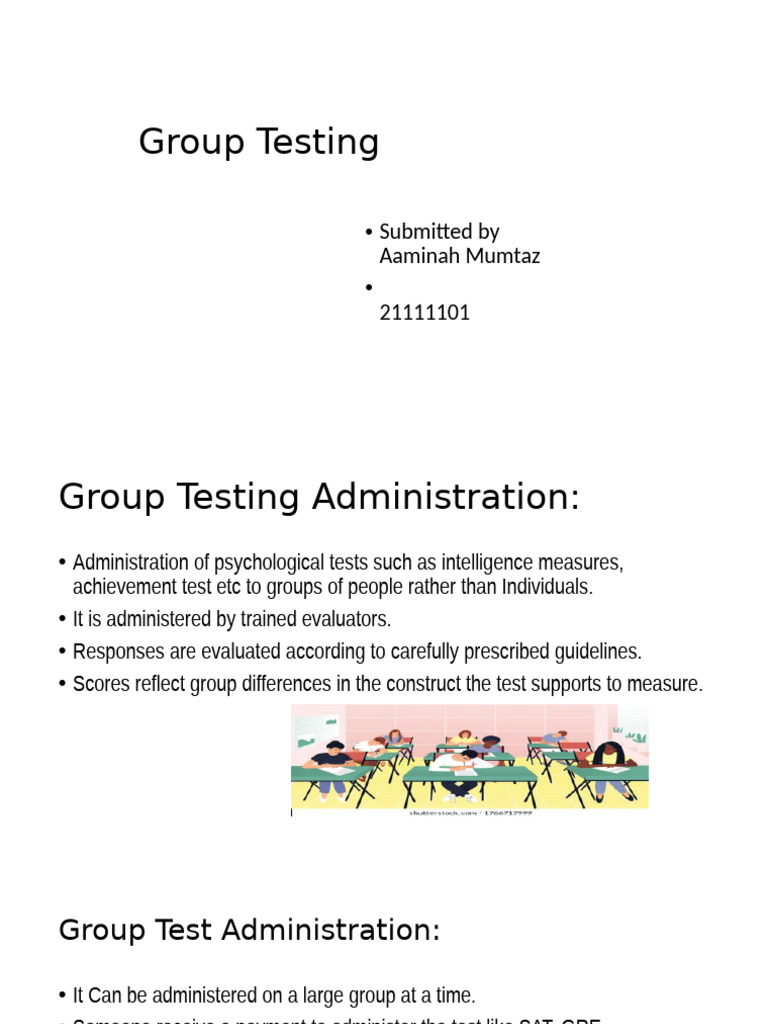 Group Testing Aminah | PDF | Intelligence Quotient | Sat