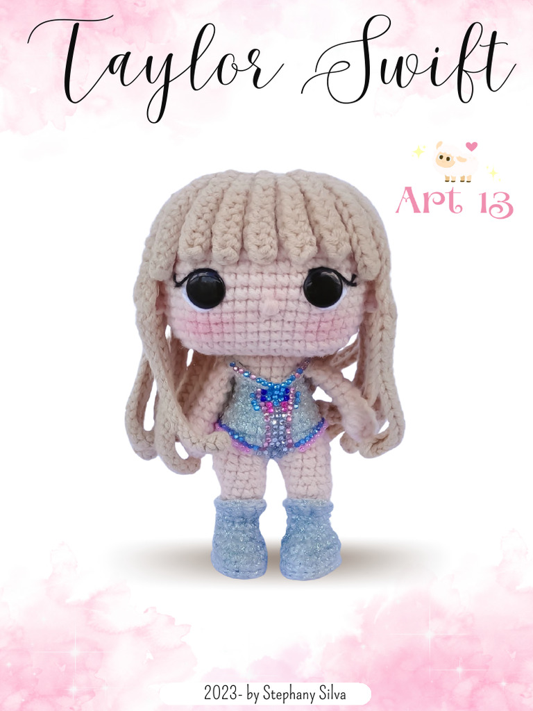 Taylor Swift Amigurumi Crochet Pattern | PDF | Crochet | Amigurumi