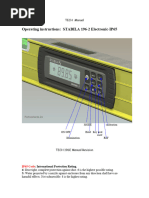 Digital Inclinometer User Manual | PDF | Angle | Metrology