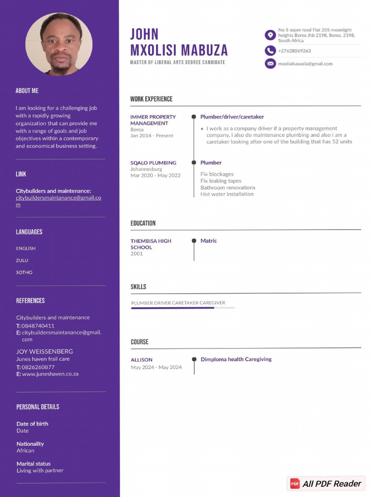 My CV | PDF