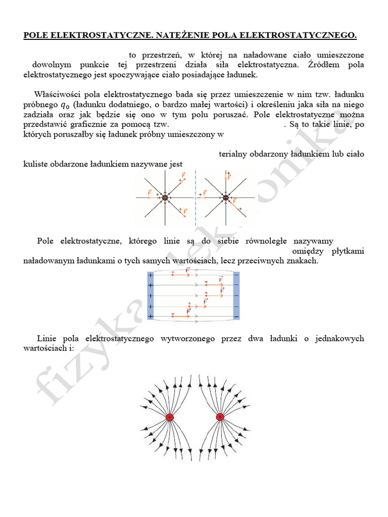 e3-pole-elektrostatyczne-nat-enie-pola-elektrostatycznego-pdf
