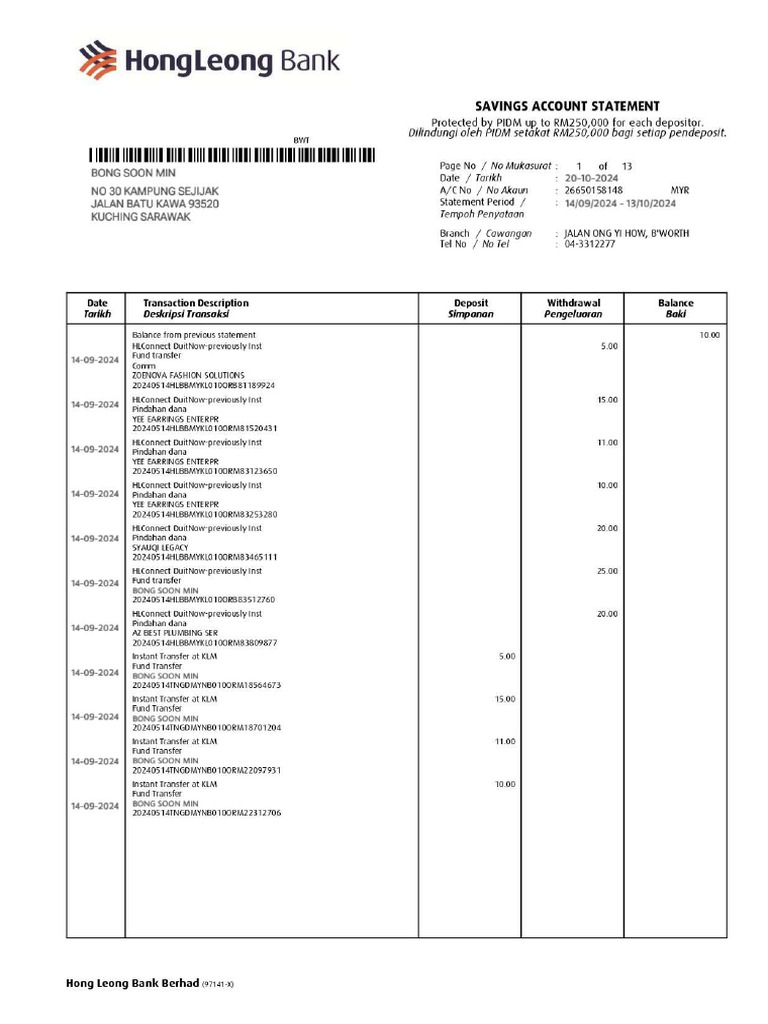 Account For Account | PDF