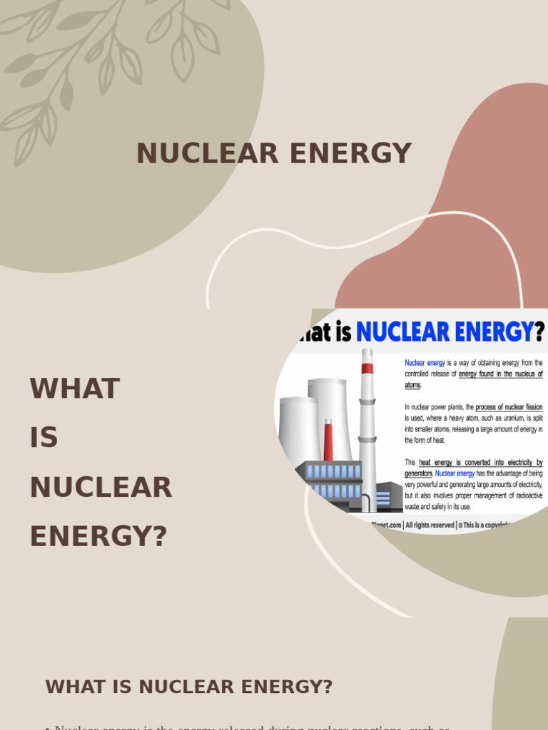 Understanding Nuclear Energy Basics | PDF | Nuclear Power | Nuclear Reactor