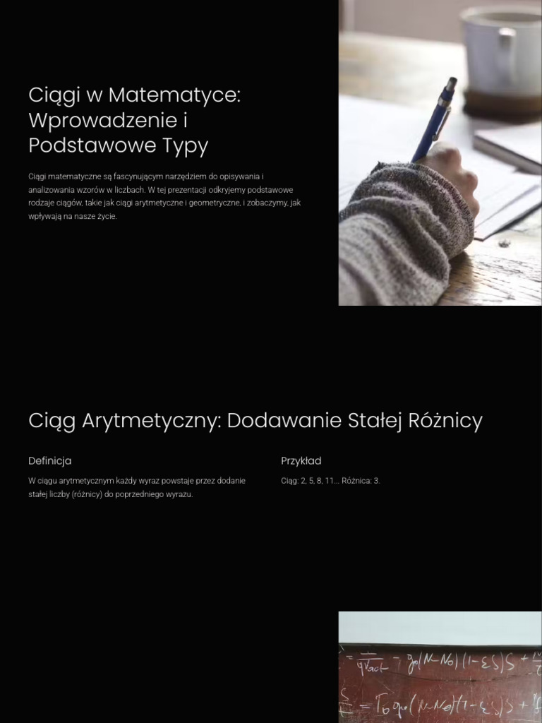 Processed Ciagi W Matematyce Wprowadzenie I Podstawowe Typy Pdf