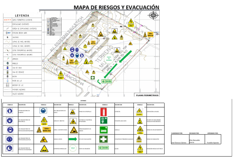 Mapa de Riesgos y Evacuación Huánuco | PDF | La seguridad | Seguridad y ...