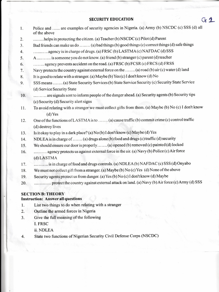 Security Grade 2 | PDF