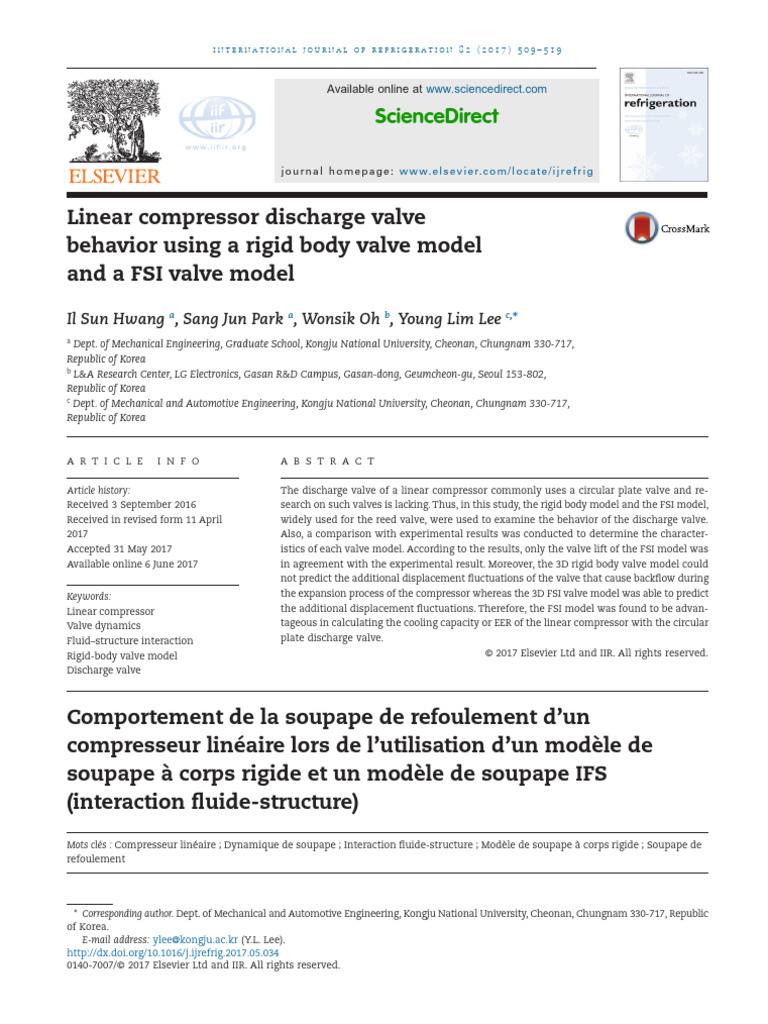 6-Linear Compressor Discharge Valvebehavior Using A Rigid Body Valve ...