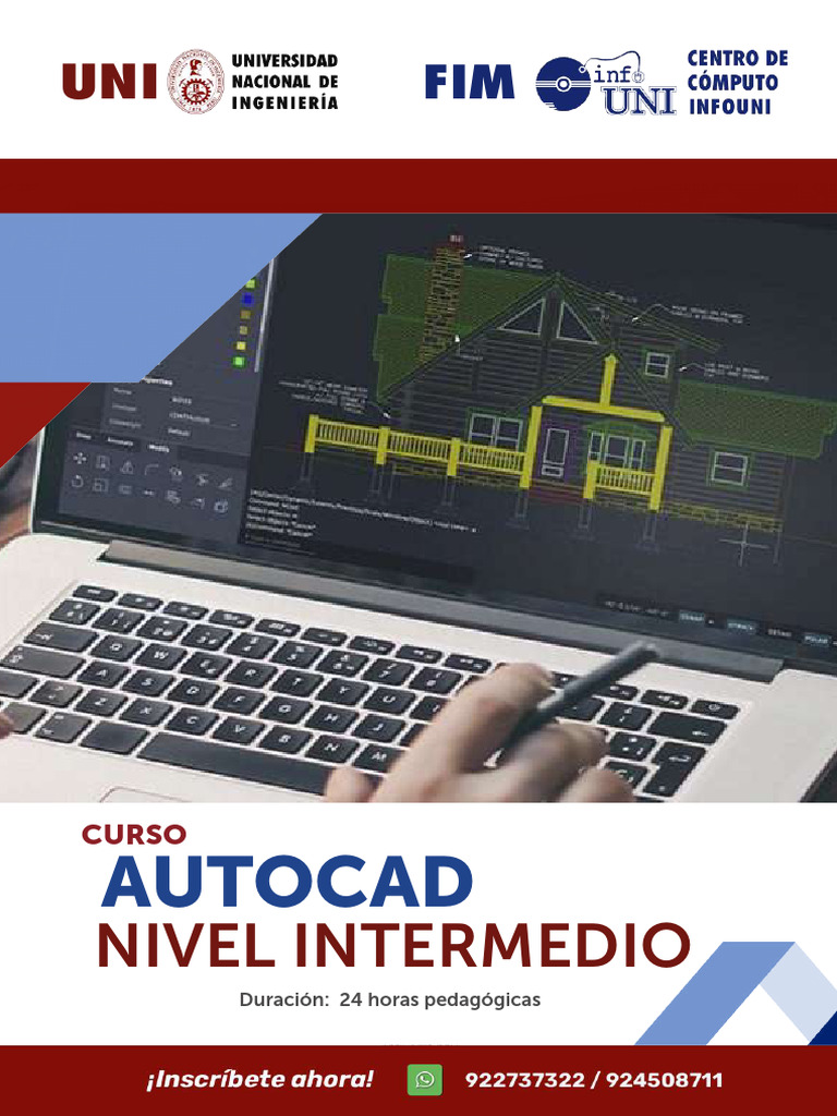 Curso Intermedio de AutoCAD 24h | PDF | Cad automático | Archivo de ...