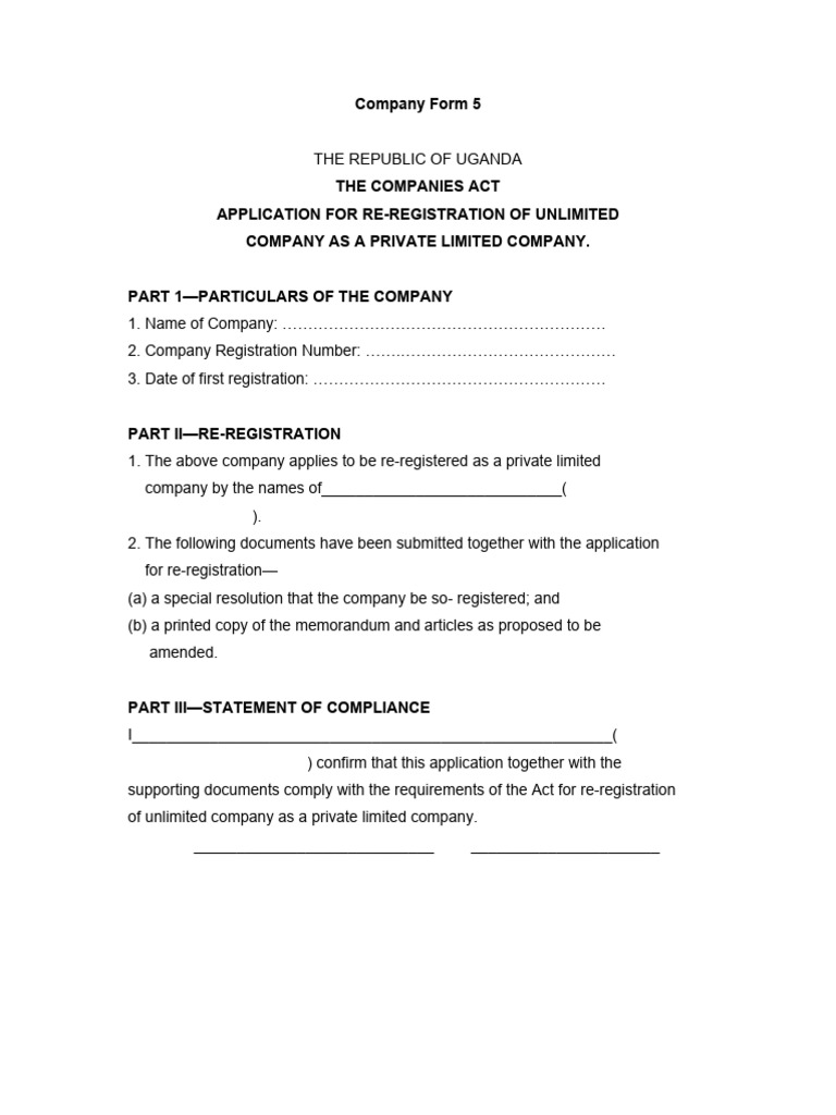 application-for-re-registration-of-an-unlimited-company-as-a-private
