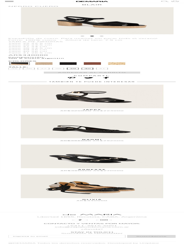 De Maria - Zapatos | PDF