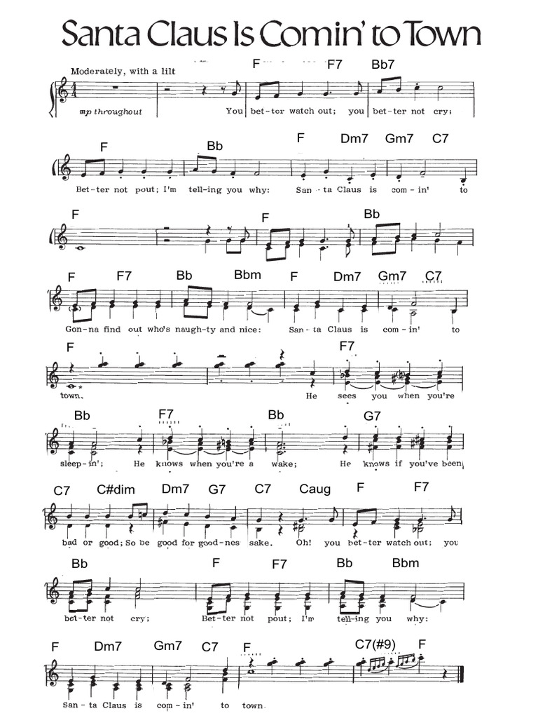 02 Vem Que Esta Chegando O Natal Santa Claus Is Comin To Town