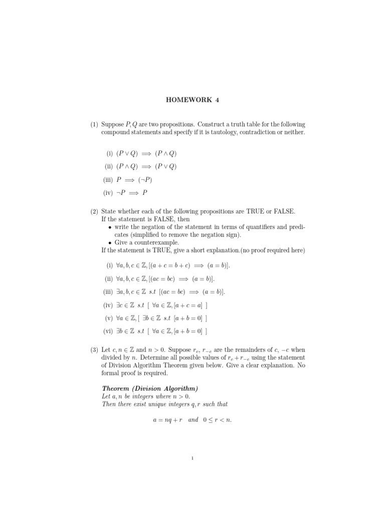 HW 4 | PDF