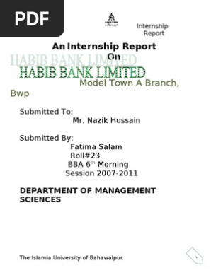 Internship Report