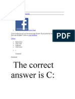The Correct Answer Is C:: Scribd Upload A Document Search Documents Explore