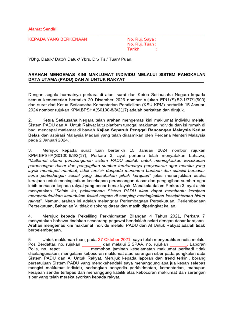 Padu 1 | PDF