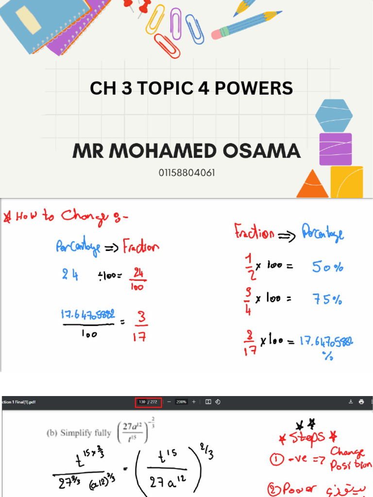 CH 3 Notes Topic 4 | PDF