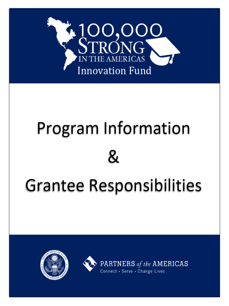 100K Strong Innovation Fund Guide | PDF | United States Department Of ...