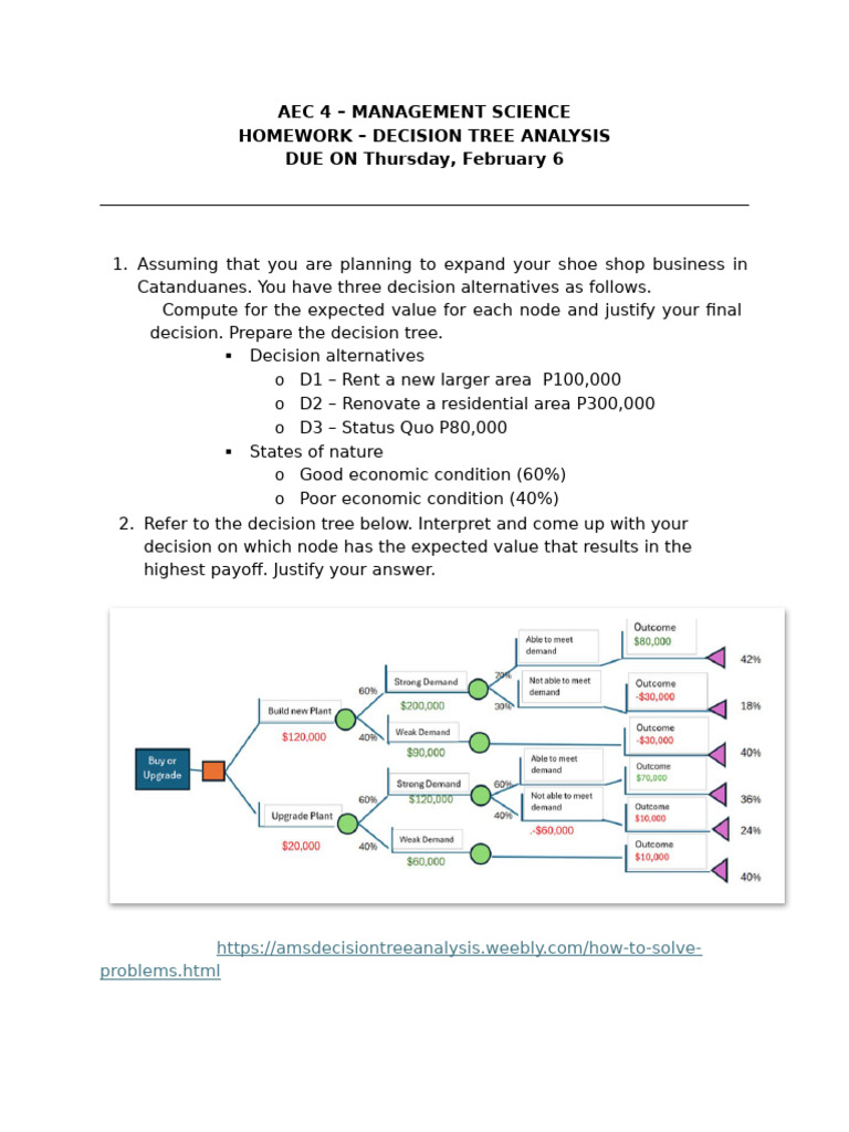 AEC 4 Decision Tree | PDF
