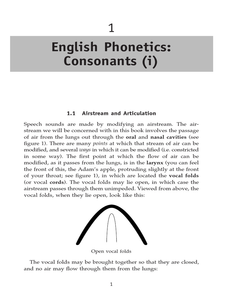 English Phonetics: Consonant Sounds | PDF | Phonetics | Consonant