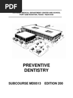 Download US Army Medical Course MD0513-200 - Preventive Dentistry by Georges SN8331979 doc pdf