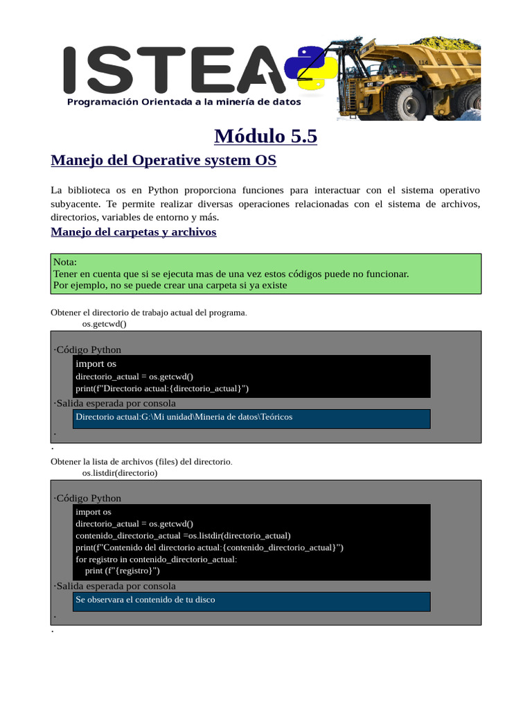 Prog Orien M Datos Modulo 5 5 | PDF | Archivo de computadora | Python ...