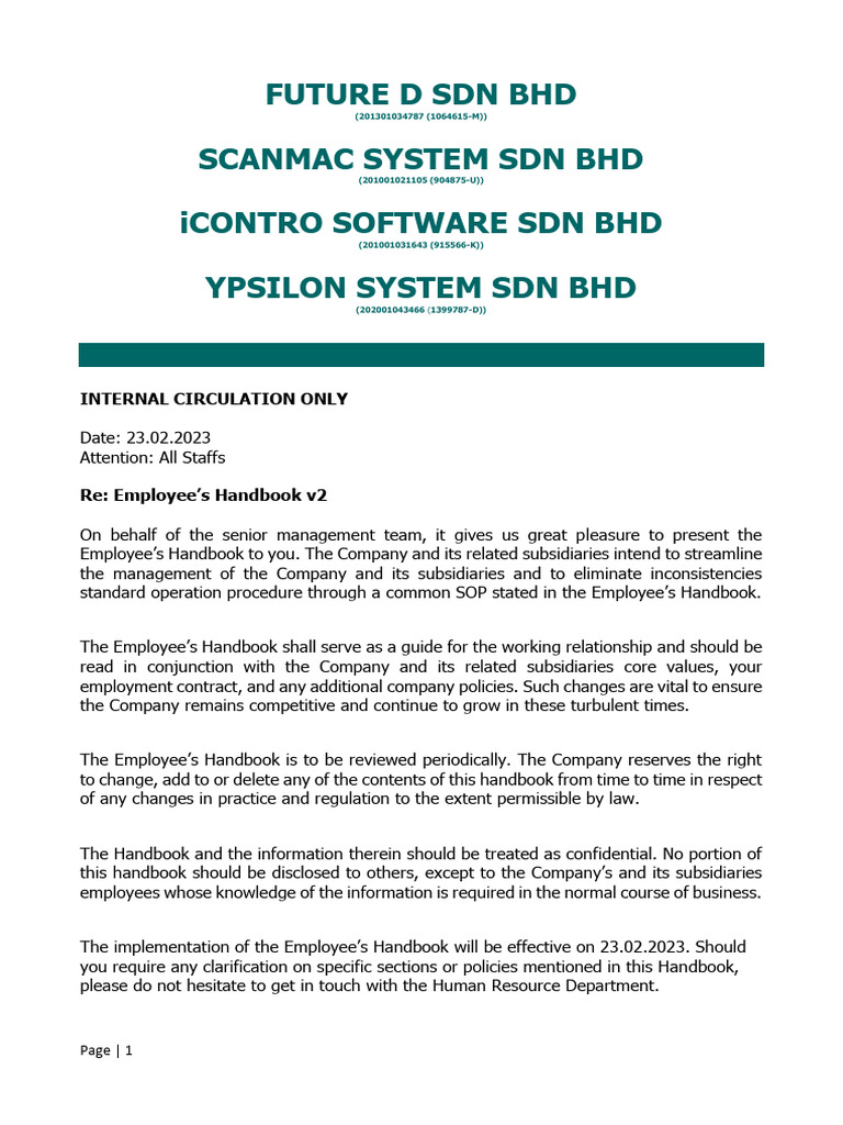 Confirmation of Reading Handbook DD 23.02.2023 | PDF