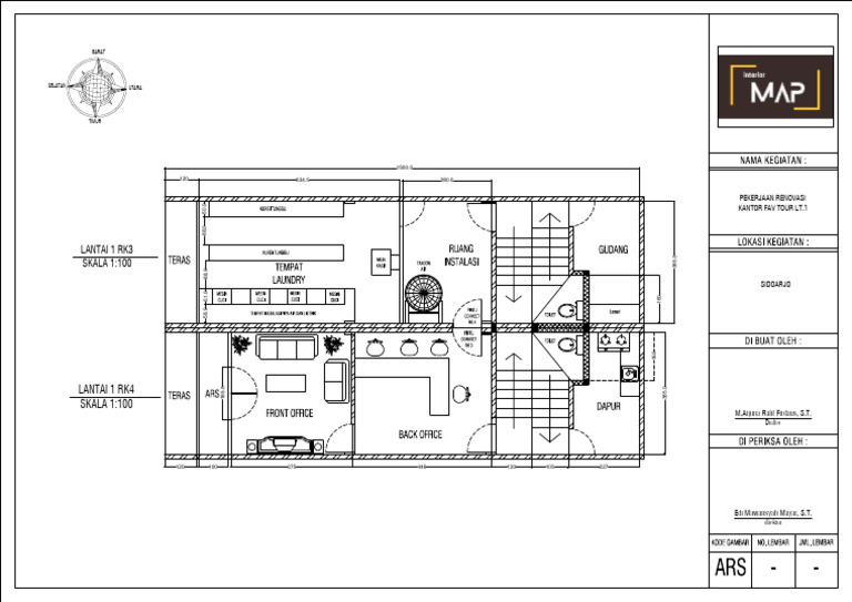 Renovasi Kantor Fav Tour Sidoarjo | PDF