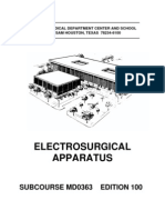 US Army Medical Course MD0363-100 - Electrosurgical Apparatus