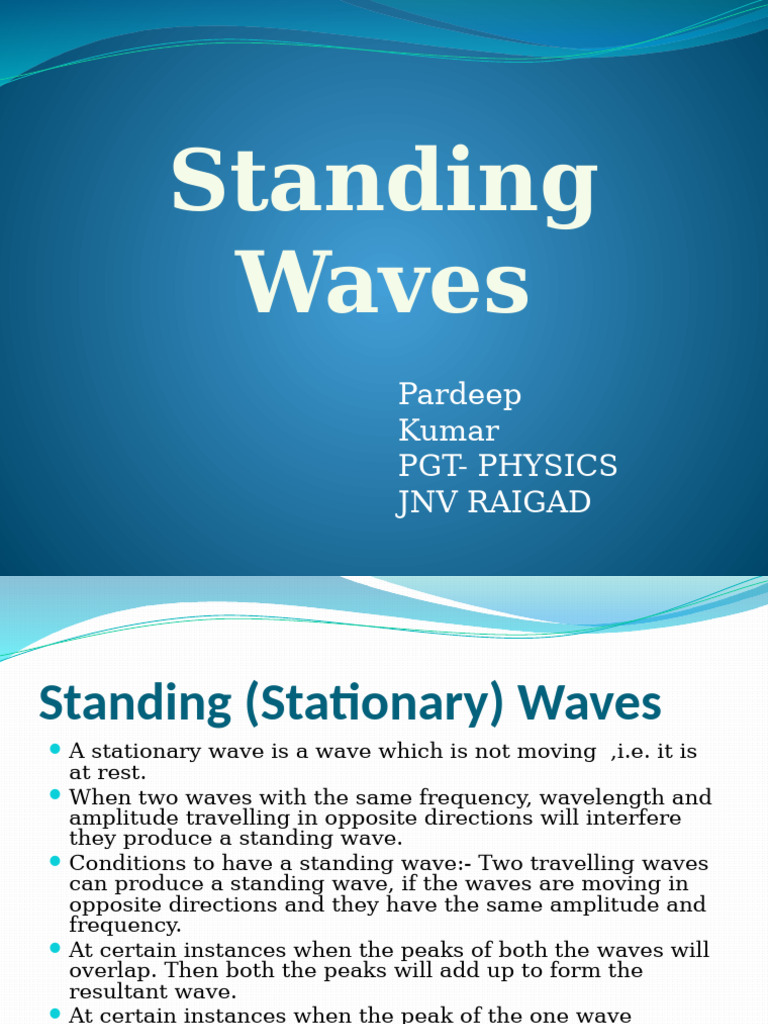 Understanding Standing Waves in Physics | PDF | Waves | Normal Mode