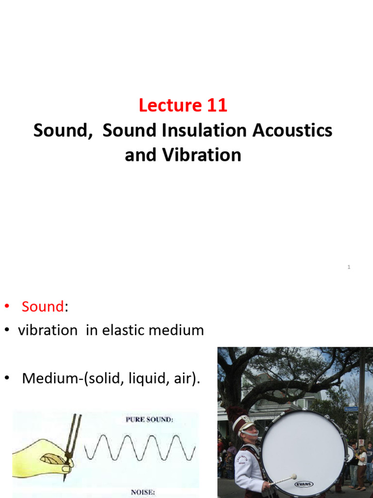 Sound Insulation and Acoustics Explained | PDF | Sound | Thermal Insulation