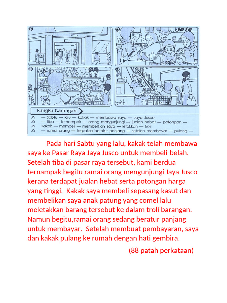 Pengalaman Belanja di Pasar Raya dan Pasar | PDF
