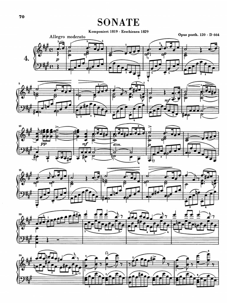 Schubert Piano Sonatas Vol 1 Henle Urtext | PDF