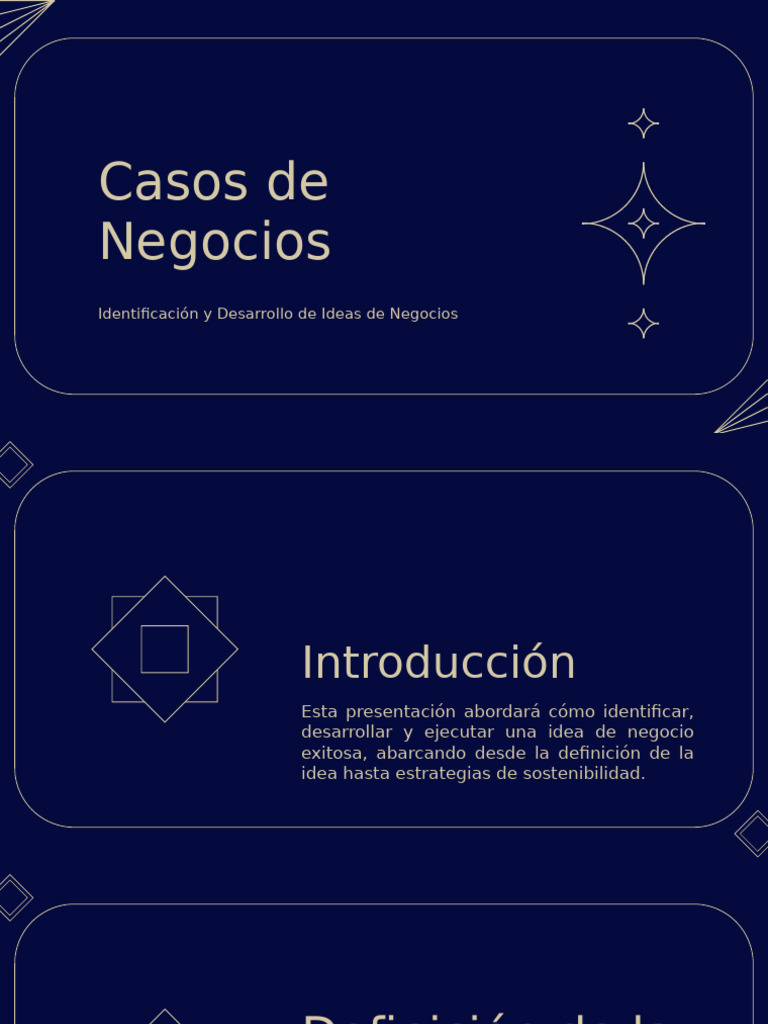 Guía para Desarrollar Ideas de Negocio | PDF | Logística | Mercado ...