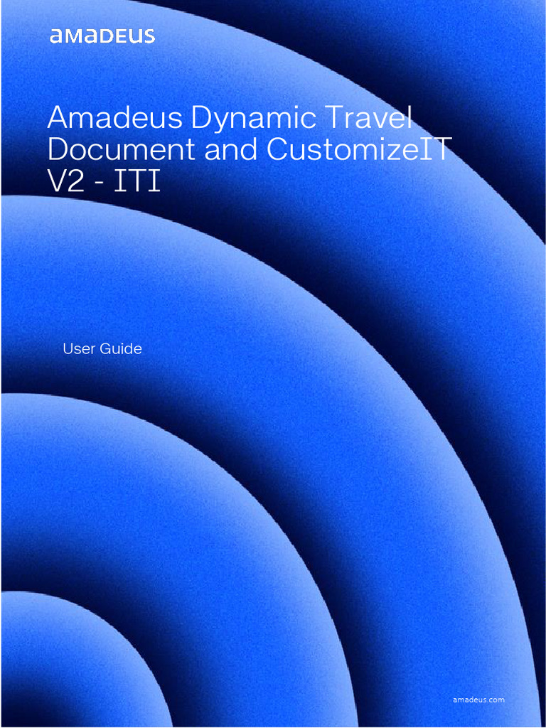 Amadeus Travel Document User Guide | PDF | Rgb Color Model | Pixel
