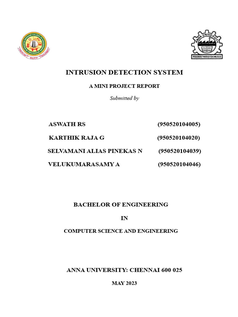 Intrusion Detection System Overview | PDF | Computer Security | Security