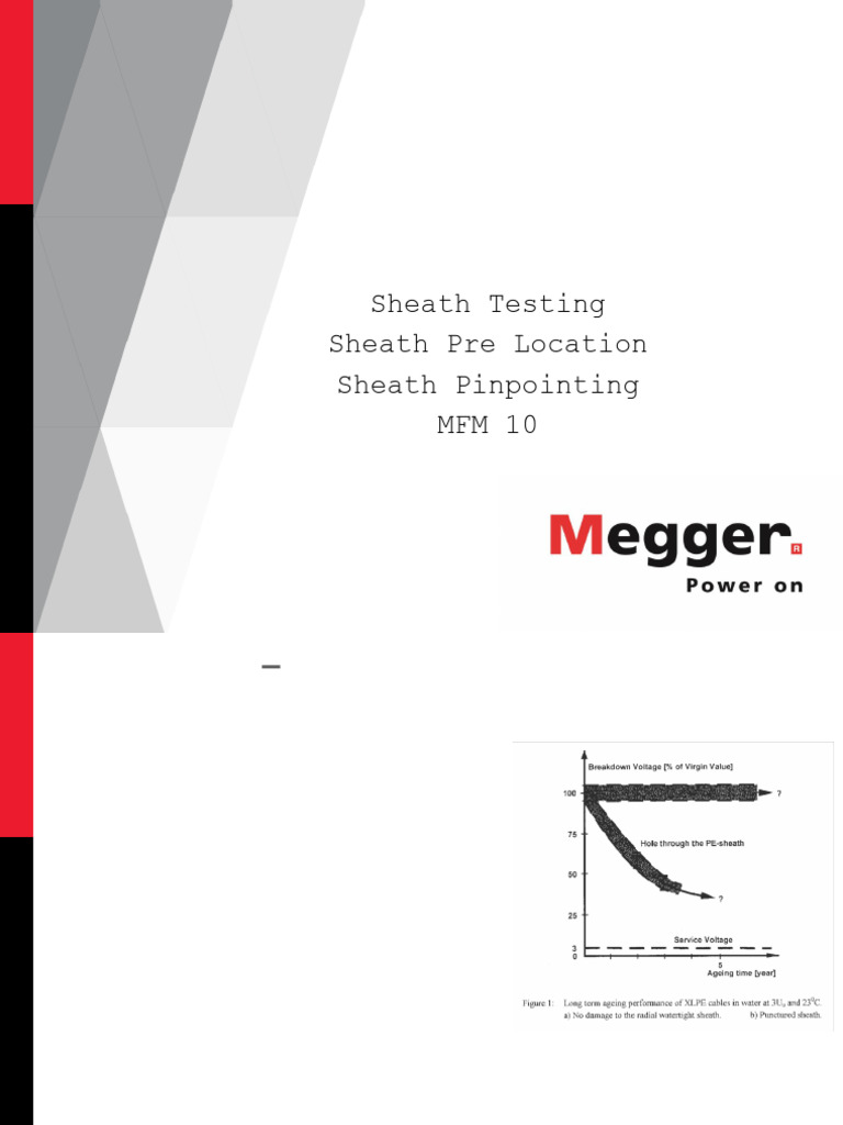 Sheath Fault Testing and Locator Guide | PDF | Electrical Components ...