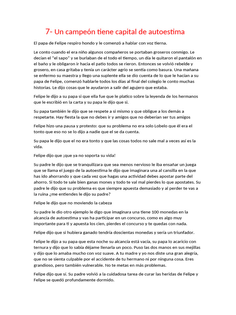 Capitulos de 7 Capitulo | PDF