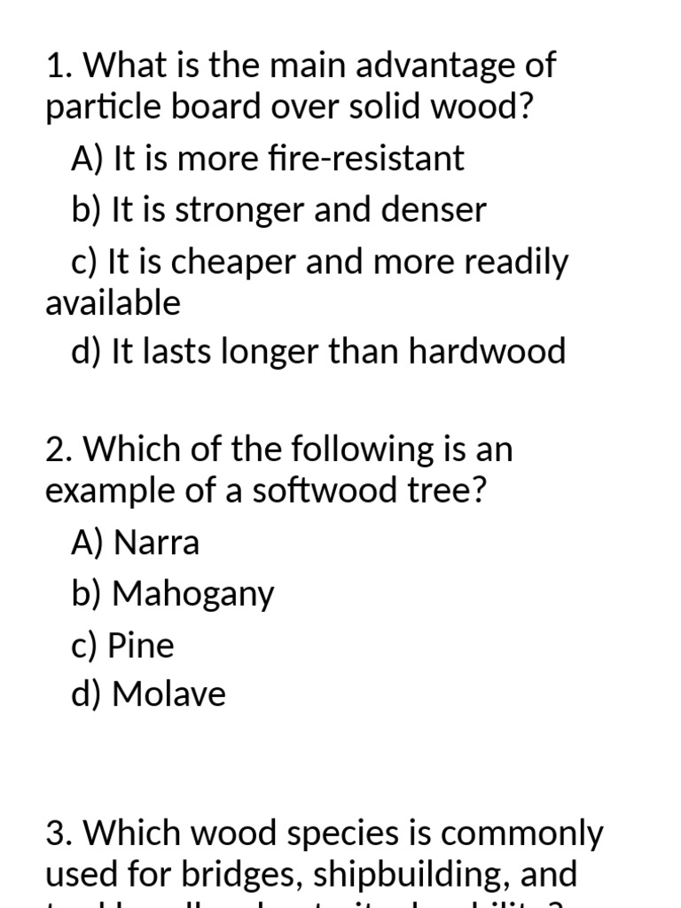 Wood Types and Their Uses Explained | PDF | Wood | Plywood