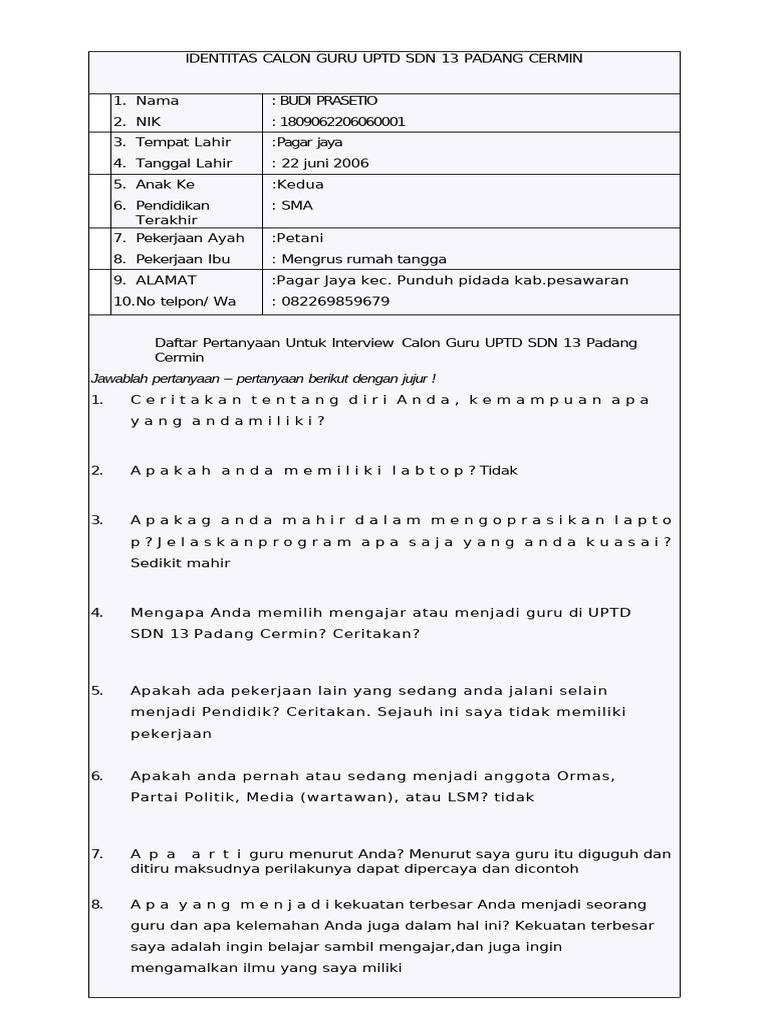 File Interview CG PDF SDN 13 PC 2023 | PDF