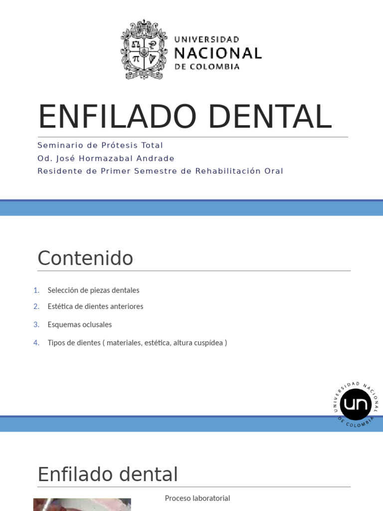 Enfilado Dental en Prótesis Total | PDF | Boca | Anatomia dental