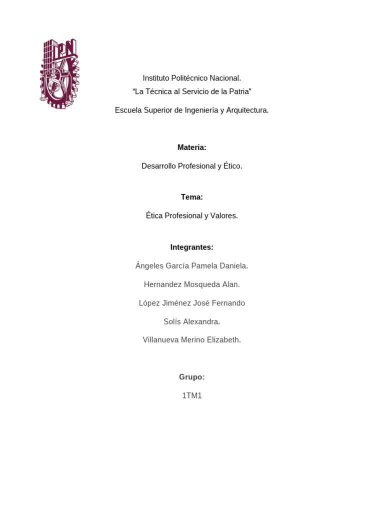 Etica Y Valores Pdf ética Profesional Moralidad