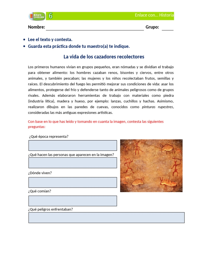 Vida de cazadores-recolectores | PDF