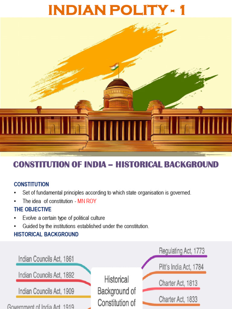 Historical Background of Indian Constitution | PDF