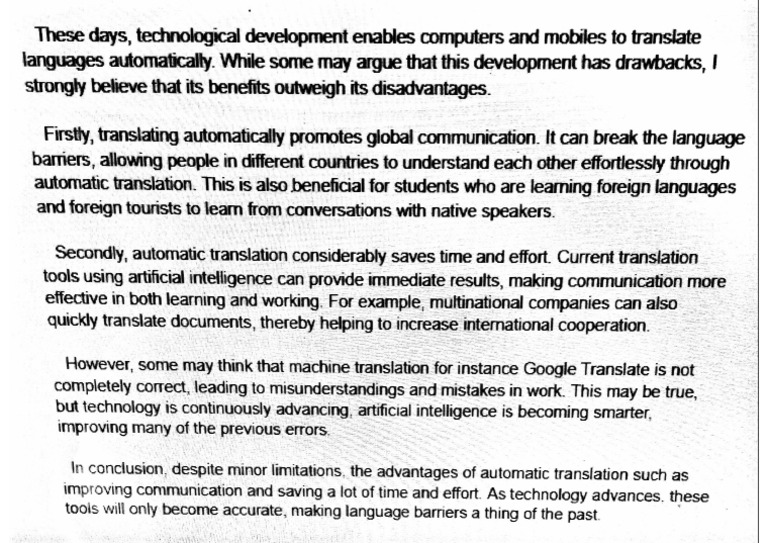 Automatic Translation | PDF